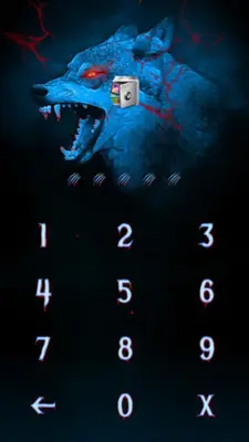 AppLock Live Theme Wolf android App screenshot 1